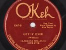 Okeh 8267: Eva Taylor/Clarence Williams-Shake That Thing/Get It Fixed V+