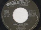 Funk/Modern Soul 45 - Starfire - Don't Come Back - Dynamic Artists - VG+ mp3