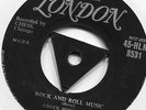 CHUCK BERRY  ROCK AND ROLL MUSIC   tri-centre on uk London  in VG+  condition