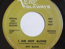 ROY BLACK I am not alone - I need you DJ PROMO RARE VERVE FOLKWAYS ENGLISH US