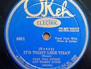 78rpm blues OKEH 8651 PAPA TOO SWEET with GEORGIA TOM DORSEY & TAMPA RED