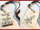 THE CURE -  TRUE AUTOGRAPHED BACKSTAGE PASS - R.SMITH SIGNED  no lp