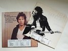 2 BRUCE SPRINGSTEEN Darkness on the Edge & Born to Run 2 White Label Promos LP's