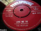 Beatles Love Me Do.Orig UK Parlophone  red label 7inch 45 quality copy Ex plus