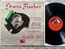 HMV ALP 1103 UK ED1 Edwin Fischer Bach Concerto 3 pianos Schubert Moments EX+