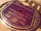 78rpm BRONISLAW HUBERMAN plays BIZET-SARASATE: Carmen-Fantasy BRUNSWICK A 62601