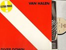 VAN HALEN diver down WB 57 003 scandinavian with inner warner 1982 LP EX+/EX-