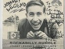 JOHNNY LEGEND / RAY CAMPI Rockabilly Rumble '92 Rollin' Rock LP autographed +pix
