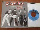THE ROCKING FOOLS Rare 1985 Rockabilly Punk PS 45 7