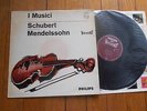 SCHUBERT-MENDELSSOHN / I MUSICI F.AYO violin LP PHILIPS STEREO Holland EX+