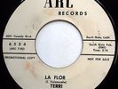 TERRI & THE VELVETEENS 45 La Flor / I'm Waiting VG++ Doo Wop PROMO e8403