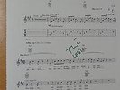 TRE COOL/GREEN DAY - HAND SIGNED -  SHEET MUSIC
