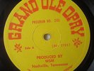 1965? GRAND OLE OPRY LP Program 203 Porter Wagoner Sonny James WSM Country Radio