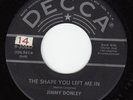 TEEN ROCKER ROCKABILLY 45 JIMMY DONLEY THE SHAPE YOU LEFT ME IN DECCA HEAR BOTH