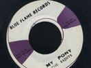 1775 LEROY CUTBERT & SAINTS-MY PONY-BLUE FLAMES-REGGAE 45 7