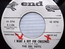 DEL VETTS doowop promo 45 I WANT A BOY FOR CHRISTMAS REPEAT AFTER ME CC1357