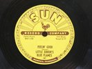 Little Junior`s Blue Flames Sun 78 RPM 187 Feelin Good /Fussin`and Fightin Blues