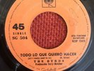 THE BYRDS,CHILE RARE SINGLE 