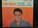 ROCKABILLY 45-Elvis Presley-That's All Right / Blue Moon Of Kentucky-Rca Pic Slv