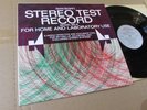 STEREO REVIEW’S STEREO TEST RECORD model sr12 LP tones frequency response NM
