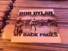BOB DYLAN MY BACK PAGES promo spain yellow SINGLE only A SIDE