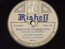 RISHELL 78, rare vertical cut - Beatrice Shoumer/ Henry Burr