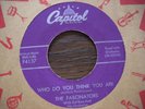 RARE DOO WOP  THE FASCINATORS  who do you think you are CAPITOL CLEAN & GREAT 
