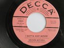 Northern Soul 45, Grover Mitchell, I Gotta Keep Movin', Decca promo