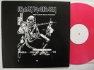 IRON MAIDEN rare live LP: New Album Brain Surgery- World Piece Tour '83 2LP pink
