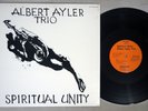 ALBERT AYLER TRIO SPIRITUAL UNITY ESP-DISK BT-5002 Japanese Pressing Vinyl LP