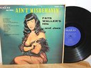BETTIE PAGE Cheesecake Pin-Up Cover, FAT'S WALLER Ain't Misbehavin' JAZZ LP Halo