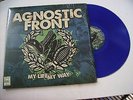 AGNOSTIC FRONT - MY LIFE MY WAY - BRAND NEW LP BLUE VINYL 2011