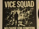 C72 Vice Squad - No Cause For Concern ZEM103 Vinyl 1981 Punk Record