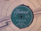 78 rpm record James Brown/Flames....Federal # 12289, 