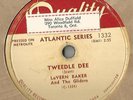 78 Rpm Record Doo Wop Laverne Baker Tweedle Dee