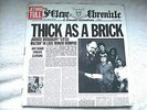 Jethro Tull Thick as a brick 1972 Vinyl Newspaper cover