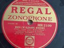 George Formby Regal Zonophone 78 Vinyl When I'm Cleaning Windows Mint MR 2199