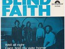 BLIND FAITH Well All Right  Norway 45 psych prog NORWEGIAN Eric Clapton