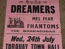 Freddie & Dreamers/Mel Fear & Fhantoms/Barracudas 1963 Torquay Concert Poster