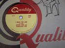 JOHNNY CASH & the Tennessee Two 78rpm 