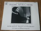 A TRIBUTE TO DAME DAME MYRA HESS SCHUMANN PIANO CONCERTO UK LP HMV  HQM 1014