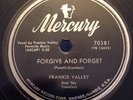 Rare Doo Wop Rock  78 Rpm On Mercury By Frankie Valley And The Travelers