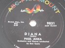 Paul Anka   Diana / Don't gamble with love 78 ABC PARAMOUNT 9831 Don Costa 1957