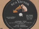 ROCK 'N ROLL 78 : ELVIS PRESLEY & JORDANAIRES ON RCA VICTOR 20-7000 IN E- COND