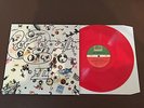 LED ZEPPELIN RED VINYL REISSUE LP PRESSED IN ISRAEL ON ATLANTIC 42036