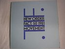 NEW ORDER Movement UK LP 1981 vg+/ex-