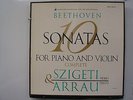 SZIGETI/ ARRAU Beethoven 10 Sonatas Piano Violin 4LP VANGUARD Maroon 1st VRS1109