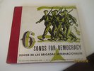 SONGS FOR DEMOCRACY ERNEST BUSCH KEYNOTE 78 RPM ALBUM SET SPANISH
