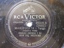 OSVALDO FRESEDO RCA Victor 39319 TANGO 78 MARIPOSITA / DESPUES DEL CARNAVAL