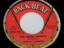 SHIRLEY LAWSON One More Chance RARE DJ NORTHERN SOUL 45 on BACK BEAT *HEAR* NM-